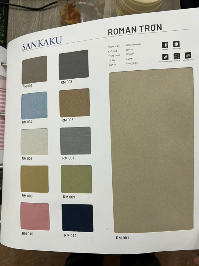 Màn roman phong cách cho không gian sống - Ảnh 3