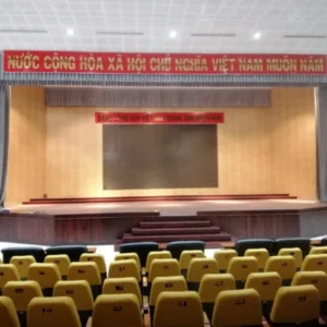 Mẫu màn phông nhung hội trường
