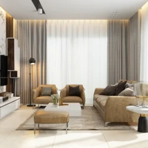 Rèm vải nhung sang trọng