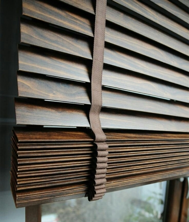 Rèm cửa gỗ tự nhiên cho không gian sống ấm áp - Ảnh 7