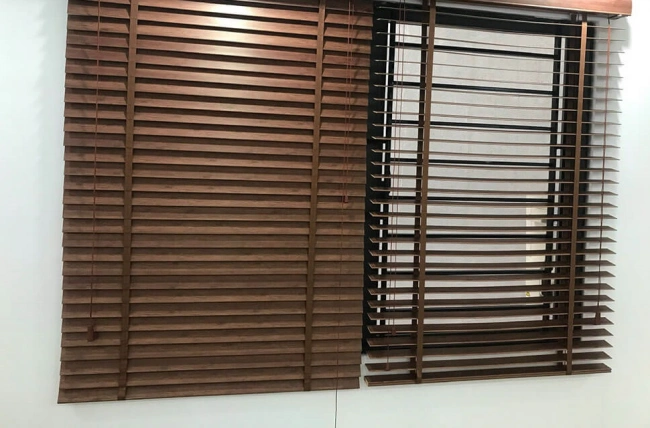 Rèm cửa gỗ tự nhiên cho không gian sống ấm áp - Ảnh 10