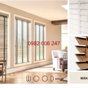 Tạo vẻ đẹp tinh tế với rèm gỗ tự nhiên