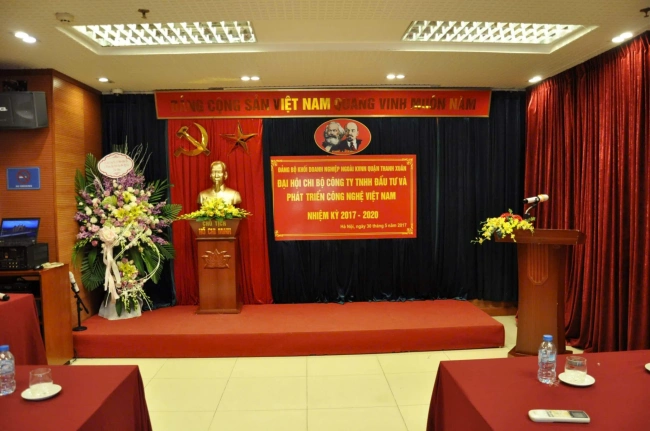 Phông nhung hội trường - Ảnh 3